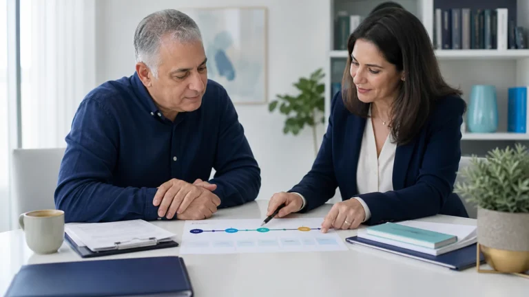 עורכת דין מציגה לחייב את שלבי הליך חדלות הפירעון